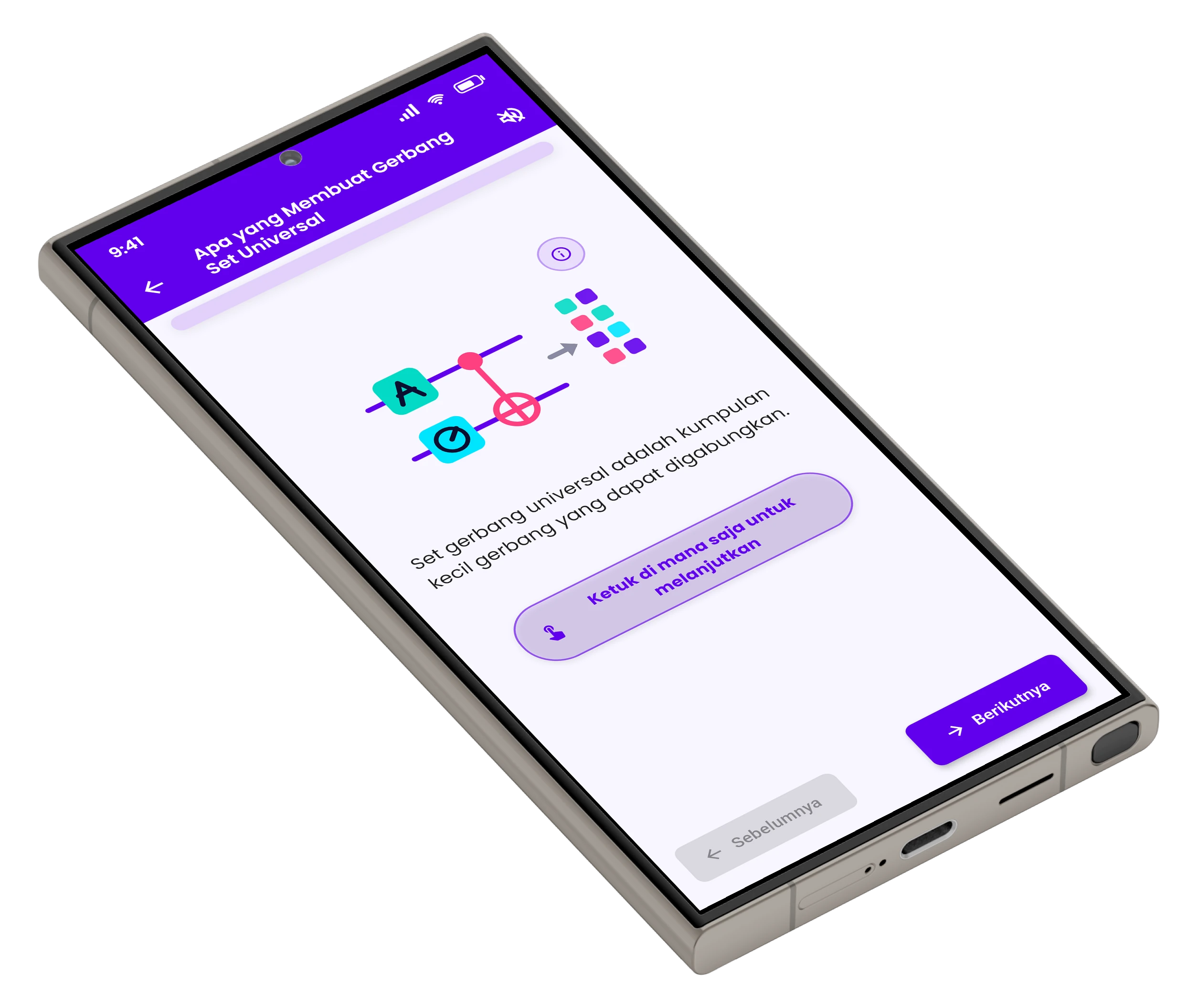 Layar belajar Q-Learn